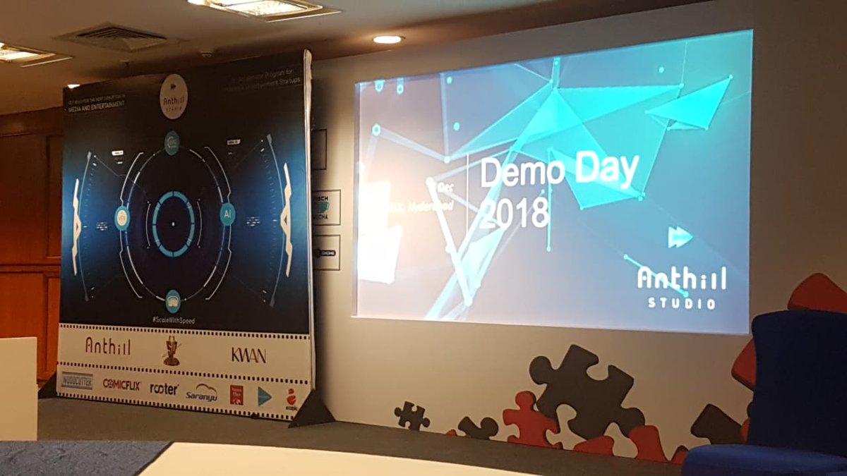 anthill_studio's tweet photo. It's a full house today! @Indiajoyin 2018, we begin showcasing Anthill Studio's very first cohort to our speed scaling ecosystem of partners, investors, mentors and colleagues.

#indiajoy #anthill #media #entertainment #accelerator #anthillstudio https://t.co/ASTBM13Uzx