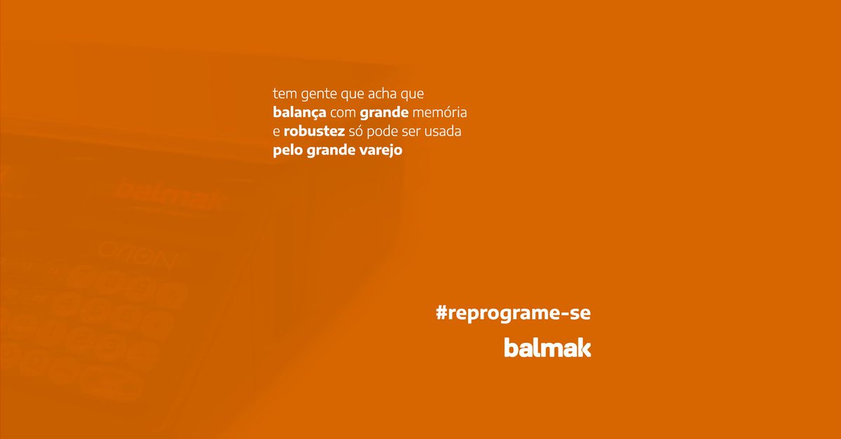 BalmakBalancas's tweet photo. O lançamento da Balmak está chegando! #reprograme-se https://t.co/UZWssL0g2w