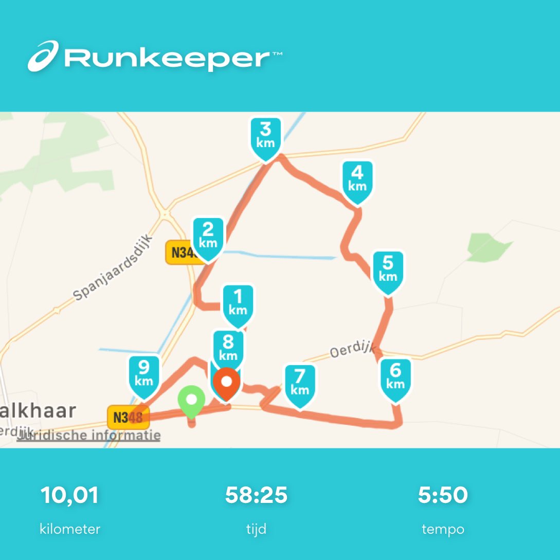 BobFenneman's tweet photo. Het liep zo lekker, dus maar iets langer doorgelopen. In mei aan mijn knie geopereerd en nu de 1e 10km gelopen en zonder pijn. Super blij! https://t.co/Kpx0EObo2F
