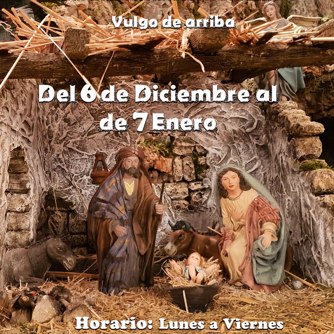 Mañana inaguracion del belen de la ermita de san isidro (cuenca)#belenes #CaminandoHaciaElBelen #belennavidad #navidad