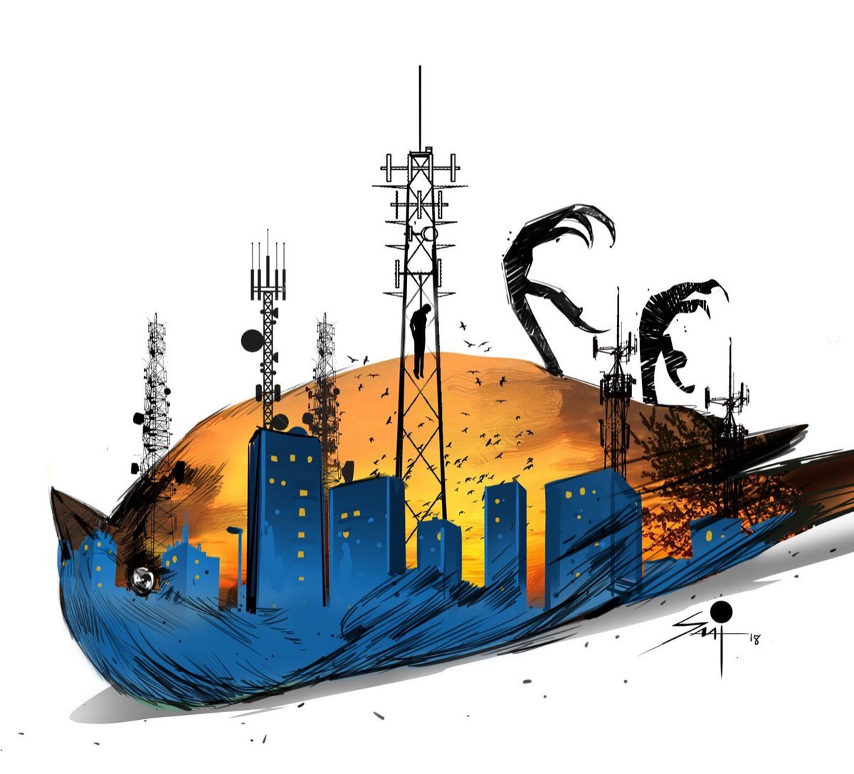 shreyasgroup's tweet photo. Brilliant!!! What a fantastic illustration! #2Point0 in a nutshell by Saai Artist 👏🤗🔥
@2Point0movie #2Point0MegaBlockbuster @rajinikanth @akshaykumar @arrahman @iamAmyJackson #2Point0FanPromotions @LycaProductions https://t.co/d50IhwSlcE