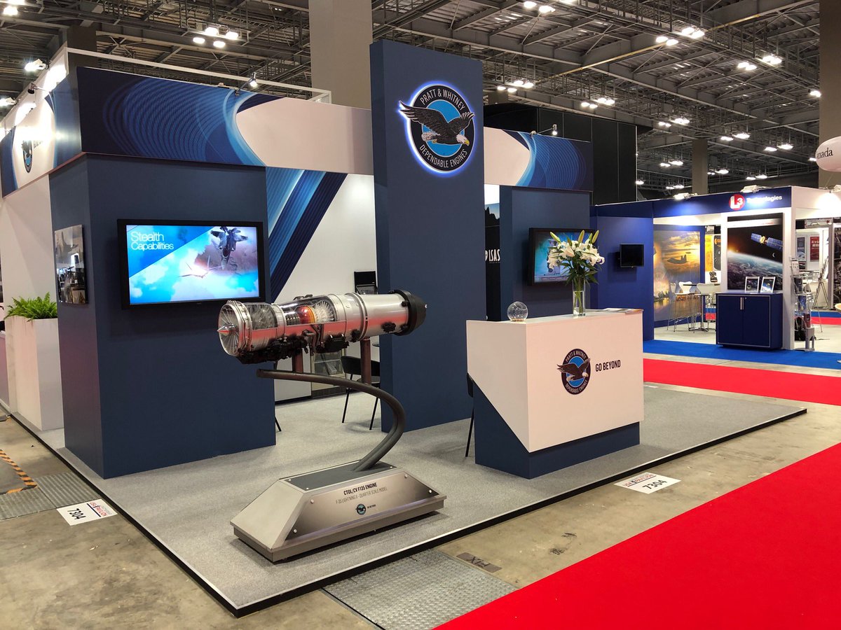 RTHltd's tweet photo. RTH Plc providing a full turnkey solution for our client Pratt & Whitney at Japan Airshow 2019.
#design #creative #projectmanagement #aerospace #exhibitiondesign #rthplc #teamrthplc #prattandwhitney https://t.co/Ec2Y0jdDPr