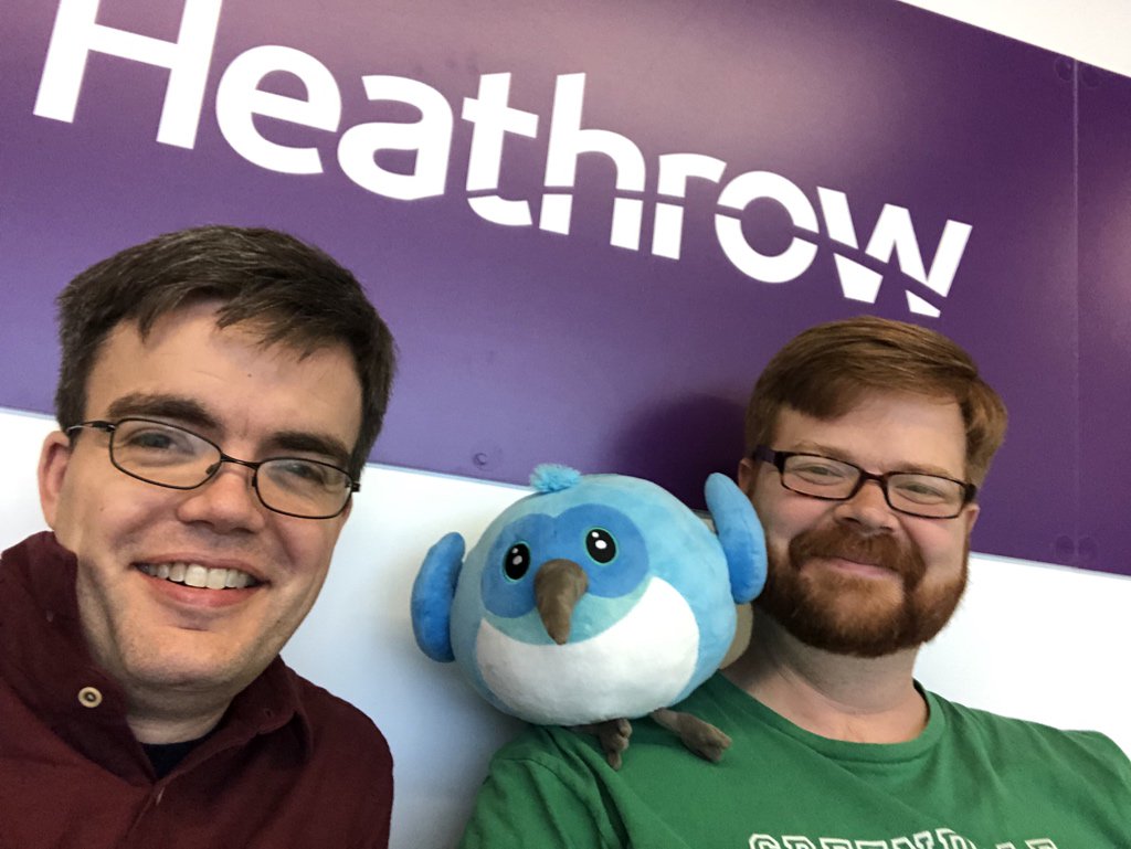 _eseidel's tweet image. Goodbye London!  Dash, @RedBrogdon and I had a ton of fun at #FlutterLive. Thank you all for joining us to celebrate #flutterio!