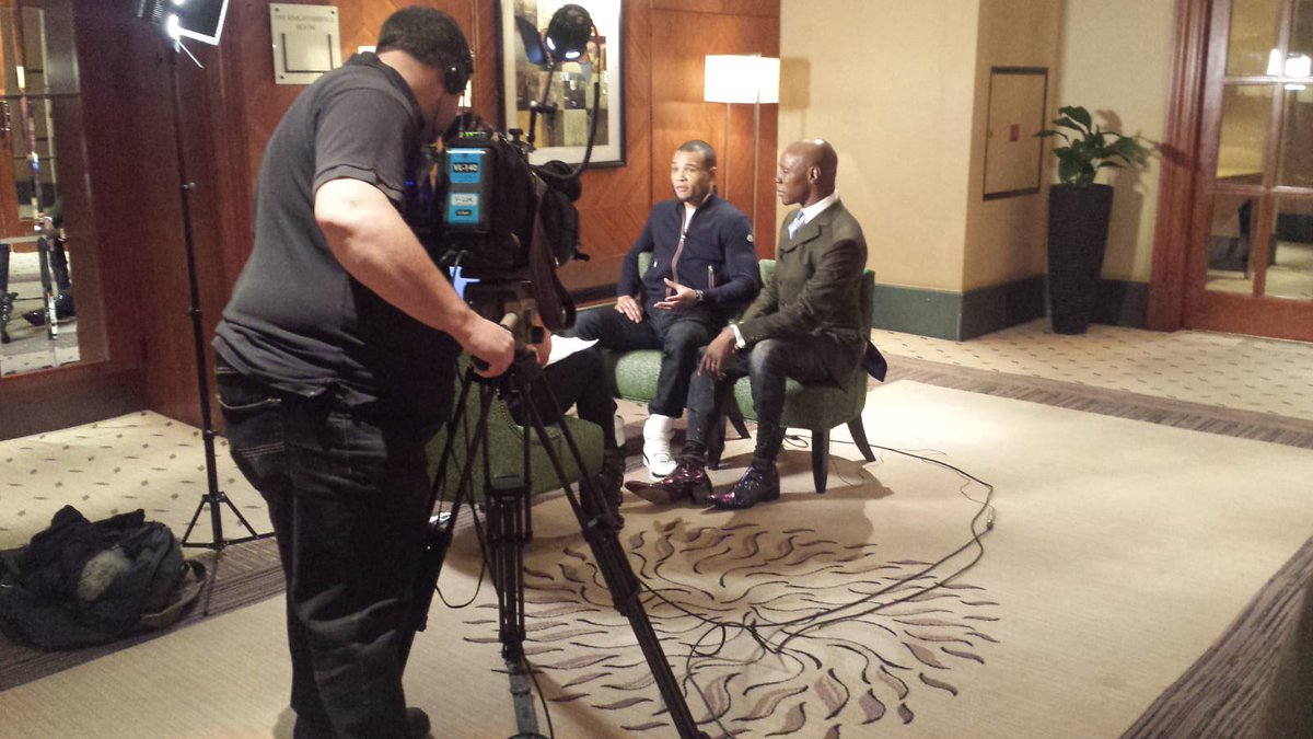BlueTrinity1's tweet photo. Managing media commitments is a key park of talent representation #bluetrinity1 #teameubank #press #tv #boxing #entertainment #eubanks #picoftheday https://t.co/HHlnF9Ck1I
