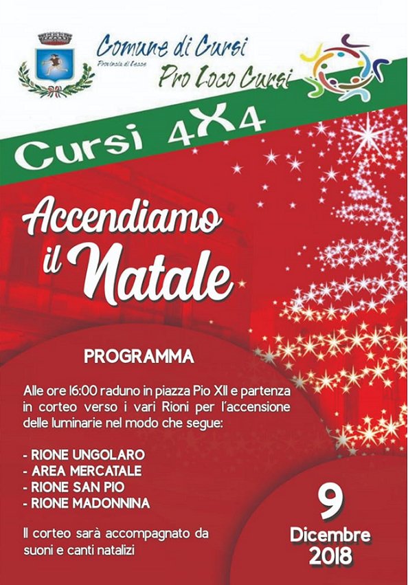 CURSI 4X4: ACCENDIAMO IL NATALE