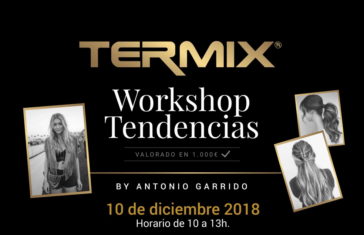 XclusiveDP's tweet photo. ¡No te quedes sin tu plaza! El lunes 10 de diciembre tenemos un Workshop Tendencias con la marca @Termix impartido por Antonio Garrido ¡y valorado en 1.000 euros! ¿Te gustaría venir? Consigue una plaza con tu pedido, mira las opciones en la imagen👇 https://t.co/puoNlOaSP9