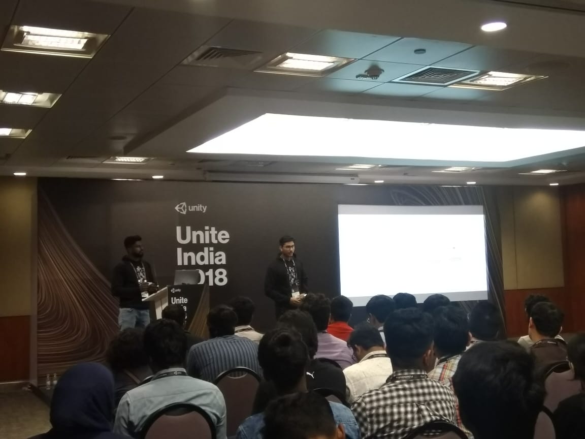 Unity3DIndia's tweet photo. Here’s a short snippet from the training session on the #MachineLearning model and interacting with real time objects in AR by @Deloitte. #UniteIndia2018 https://t.co/QavpOXy2zC