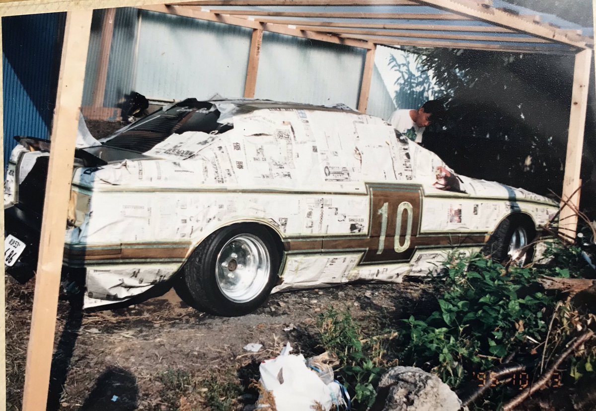 服部 輪亜苦洲 Auf Twitter 10ソアラ最終章 ゴールドのラインを入れて とりあえず完成 仕事中にケガをして 入院4週間プラスリハビリ2ヶ月になり この時点で車検は残り3週間くらいでした 足車 自作 街道レーサー 10ソアラ 1995年 T Co