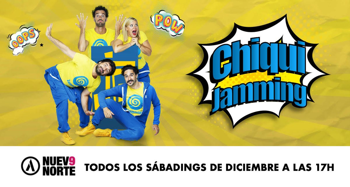 jammingteatro's tweet photo. 🔵¡ RECORDAD que #ChiquiJamming estará SOLO EN DICIEMBRE en #Madrid ! 🔵
👉Dónde: @9NorteTeatro de #Madrid junto a @jamms_impro
👉Cuándo: sábadings 17h
👉Entradings ► https://t.co/VeUet0F5dW
#teatro #infantil #impro #ocioenfamilia #conniños https://t.co/zce1H1o1zH