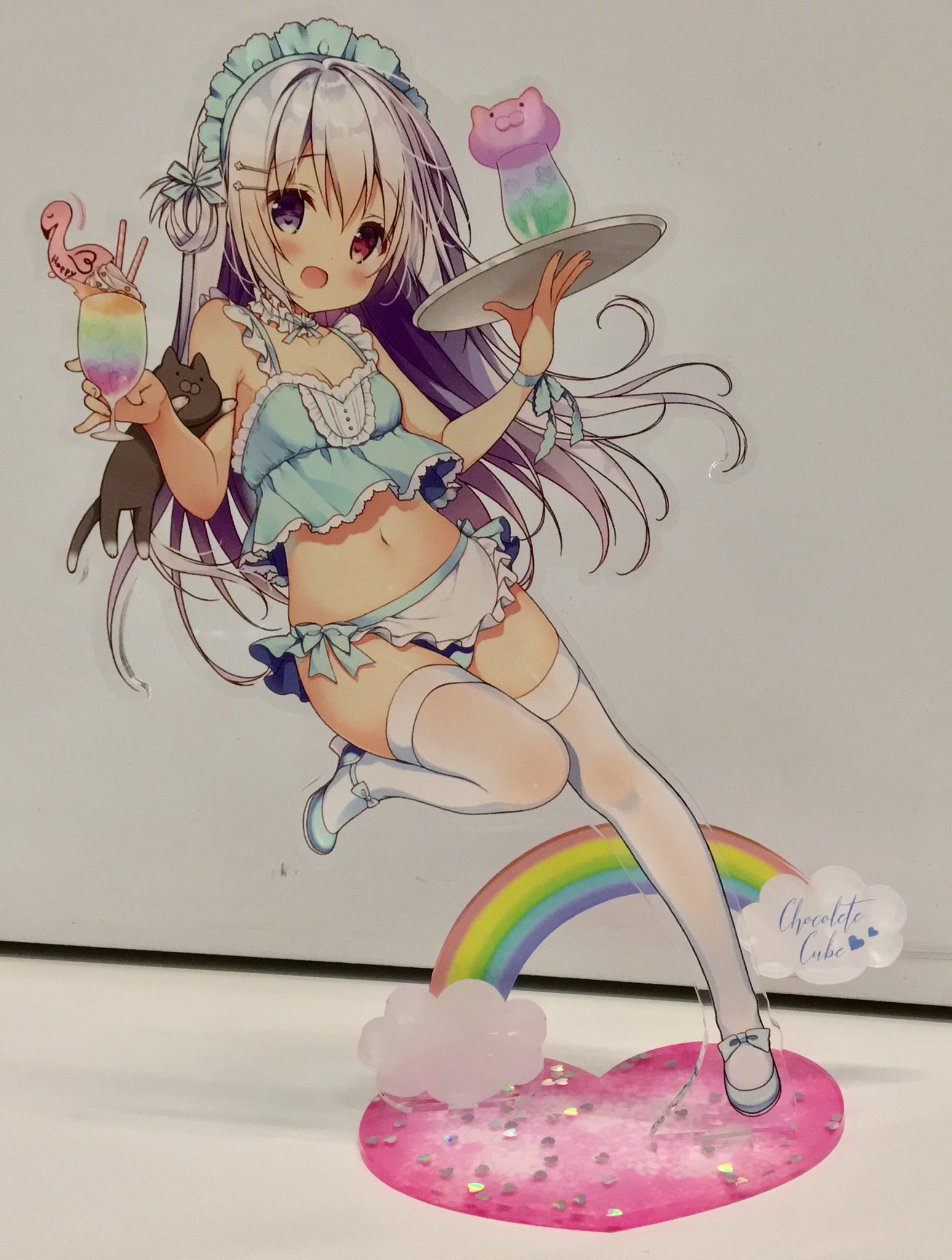 Ｐｒｅｍｉｕｍ Ｌｉｎｅ CHOCOLATE CUBE 三輪フタバ 看板娘ちゃん特大