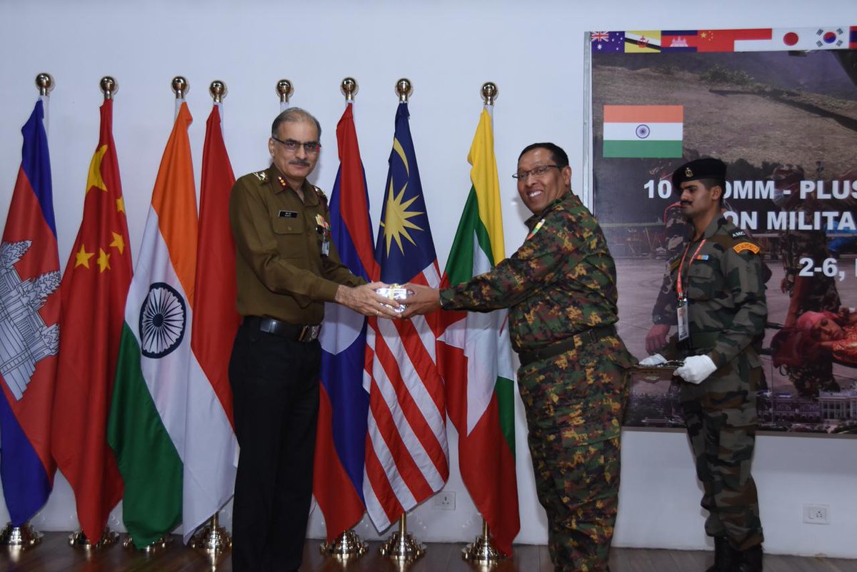 adgpi's tweet photo. #ASEAN #DefenceMinisters and the #ExpertWorkingGroup #Conclave. Experiences of Operation #SamudraMaitri, a Joint operation conducted by #India and #Indonesia while jointly managing disaster at Indonesia have been discussed . @PIB_India @SpokespersonMoD https://t.co/nEj9mmva12