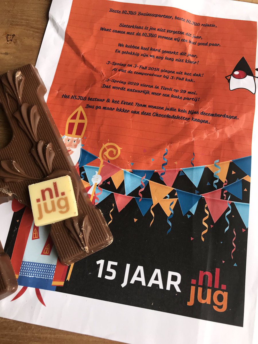 IvoNet's tweet image. Sinterklaasje is net binnen gekomen 🎉. Thx @nljug! Trots om redactielid te zijn van het geweldige #javamagazine!