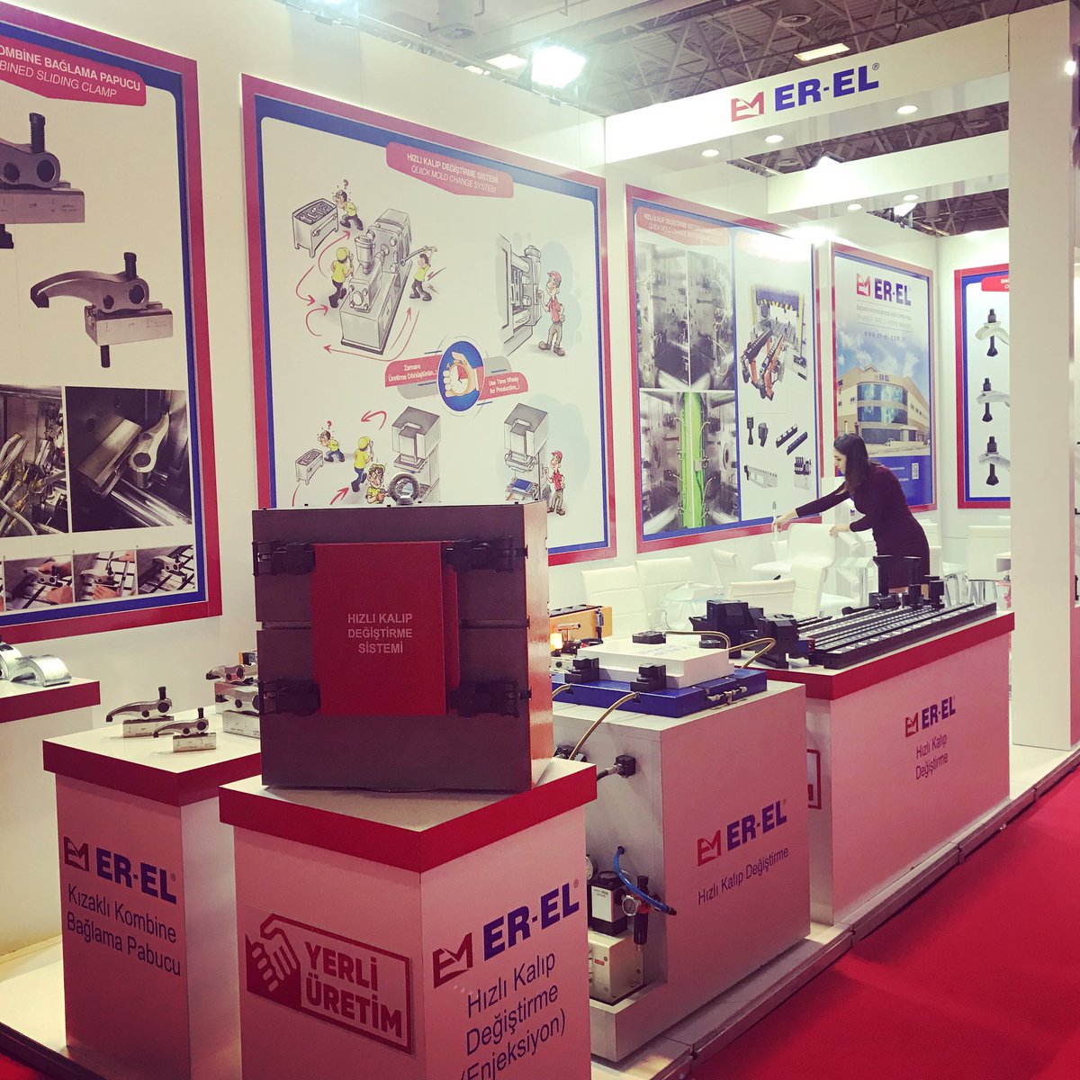 MasideDogdu's tweet photo. PLAST Eurasia Fair Enjection Machine Tecnologies 05-08 December 2018 in TÜYAP Beylikdüzü #iyifuarlar #PlastAvrasya #EREL #MACHINE #tecnologies #plasteurasia2018 14.hol / 1409A
#erelekip #erelmakina #mold #die #moldchange #diechange #quickdiechange #quickmoldchange 🧿🇹🇷 https://t.co/yCei7jkKgS