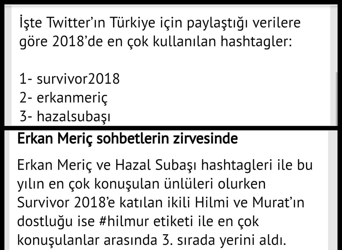 Zirvedeyiz 🎉
En çok konuşulan çift #HazalSubaşı ve #ErkanMeriç 💃🏻💃🏻💃🏻
#TwitterdaOldu