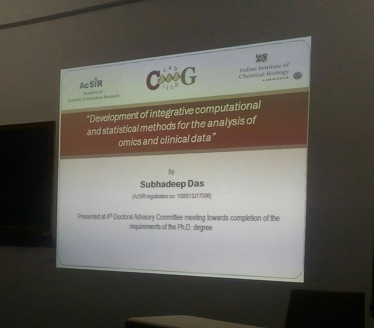 Genomics Lab IICB tweet media