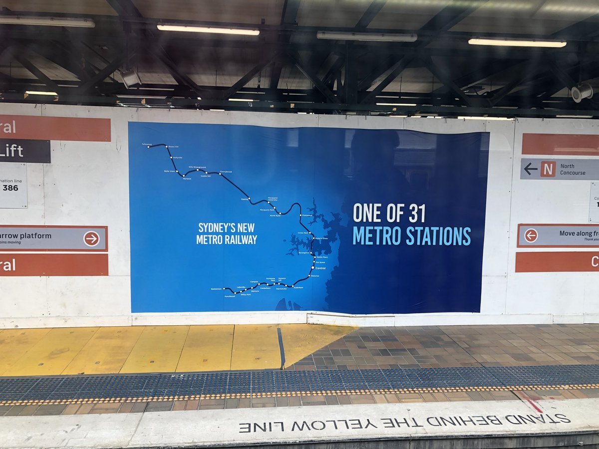 SydneyWords's tweet photo. Crimes against #Sydney geography @sydmetro #WoolloomooloonotBarangaroo #RushcuttersBaynotMartinPlace #maps #CentralStation https://t.co/sUhyrXNb1Q