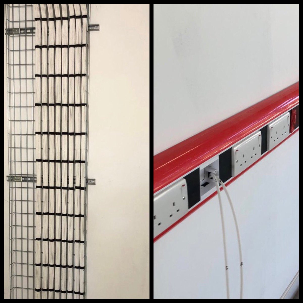 BSCLltd's tweet image. Another first fix completed recently! 245 CCa rated @CommScope cat6 cables installed ready for terminating and testing to begin. #RunsOnCommScope #cat6 #datainfrastructure #cableporn #cablewednesdays
