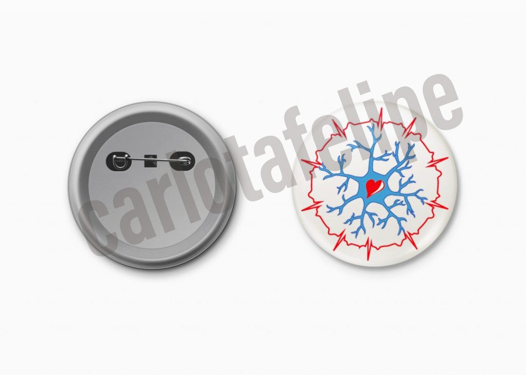 carlotafelipef's tweet photo. Si os gustan las chapas personalizadas, os dejo por aquí la que diseñé para el equipo de #CardioNeuro del hospital de #Caceres #Extremadura #diseno #Salud #chapaspersonalizadas https://t.co/EIHU9xCxc1 https://t.co/VU0ZMAH67c