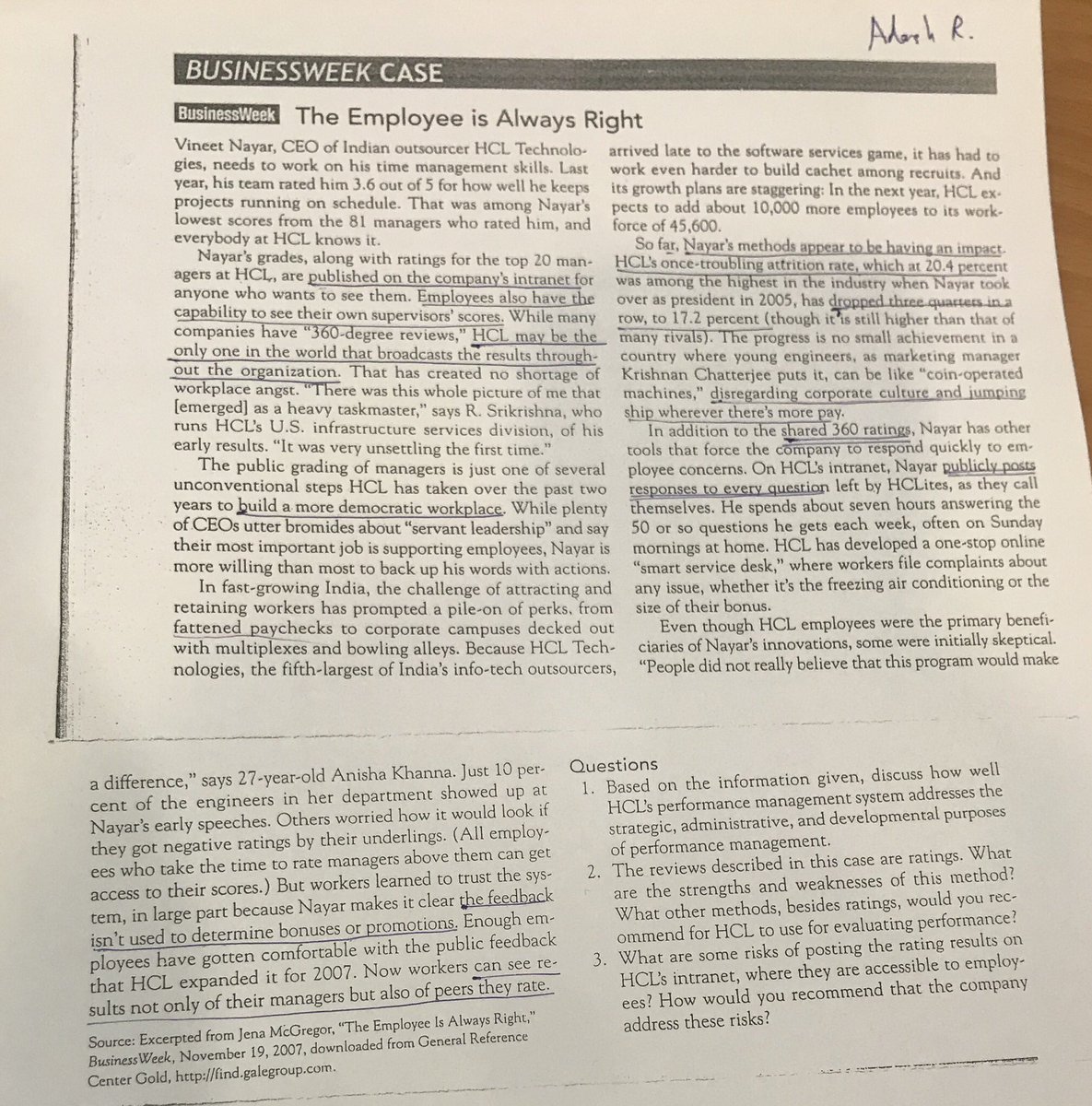 ramesh_adarsh's tweet photo. Feels great to study a case on @vineetnayar in class,which speaks on his approach towards the employees, the innovative efforts he has taken to ensure that the employees’ morale thrives and the impact created,which perfectly resonates with the central idea of his talk at #GPDF18 https://t.co/CFlUiJARlh