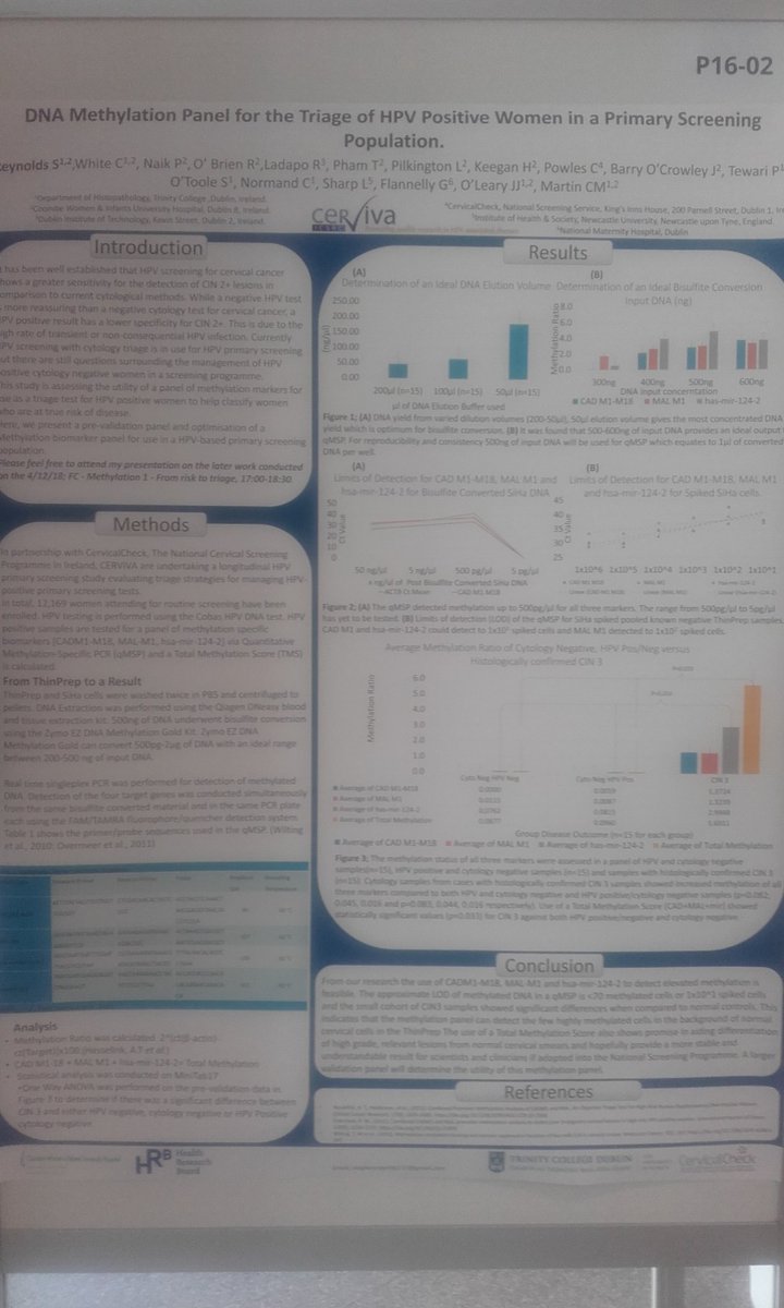 Plently of @Cerviva reserach being presented at #EUROGIN2018!