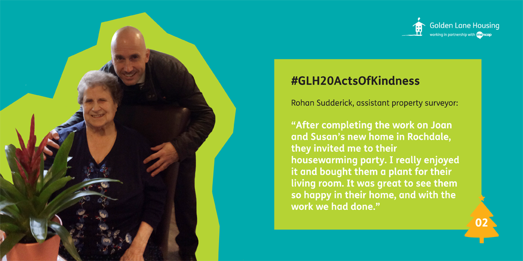 GoldenLaneHouse's tweet photo. Assistant property surveyor, Rohan welcomed new tenants by giving them a house plant https://t.co/6MFjlzOZZF #GLH20ActsOfKindness https://t.co/cjn0R8CSTJ