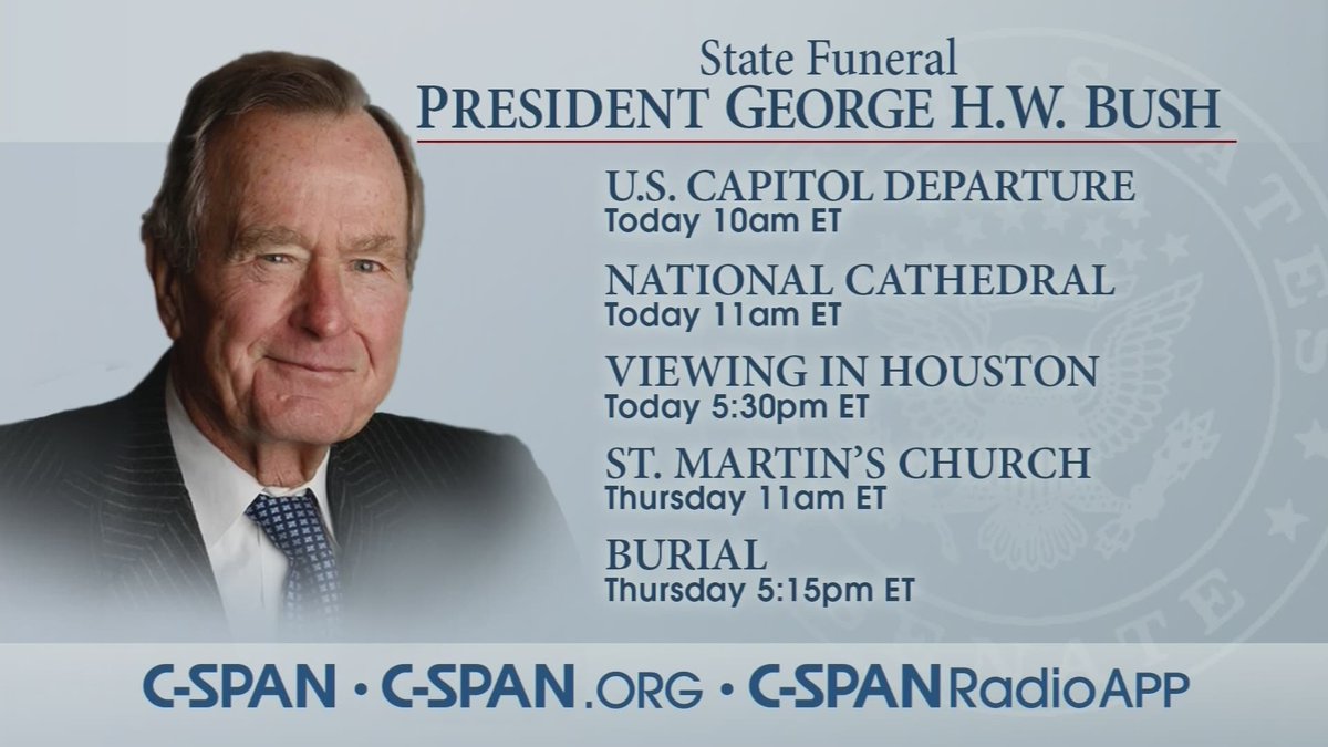 Today is National Day of Mourning for 41st President George Herbert Walker Bush. #Remembering41