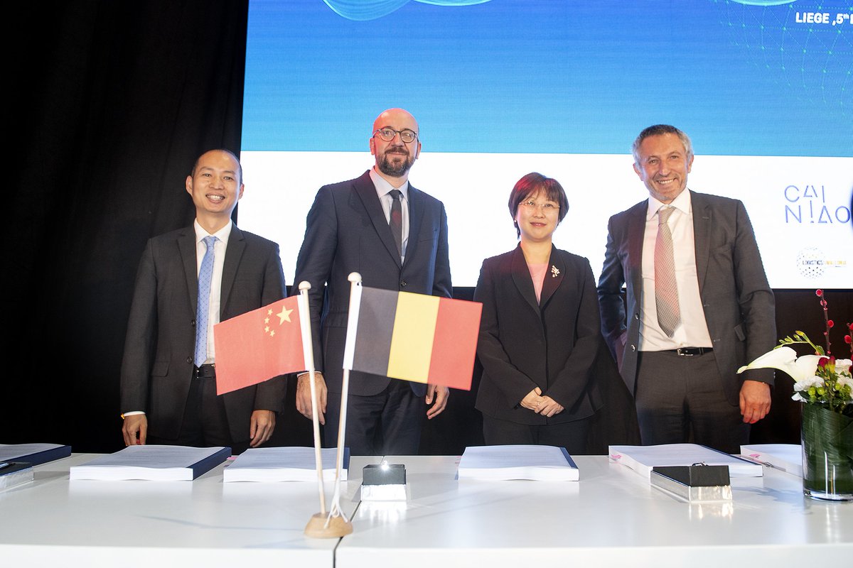 AlibabaGroup's tweet photo. Belgium has signed on to become a member of the Alibaba-led Electronic World Trade Platform ­– the first country in Europe to do so. Full story here: https://t.co/bXH9SUVePS  @CharlesMichel https://t.co/IwLNkE0aiJ