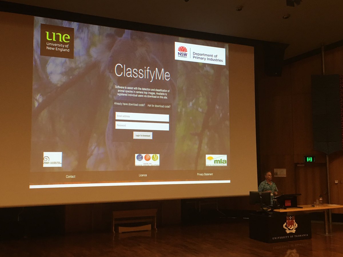 Redfoxmeek's tweet image. Very pleased to launch #ClassifyMe camera trap software today at #AWMS2018