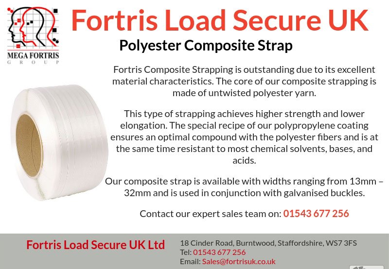 Woven Polyester Strapping - Mega Fortris UK