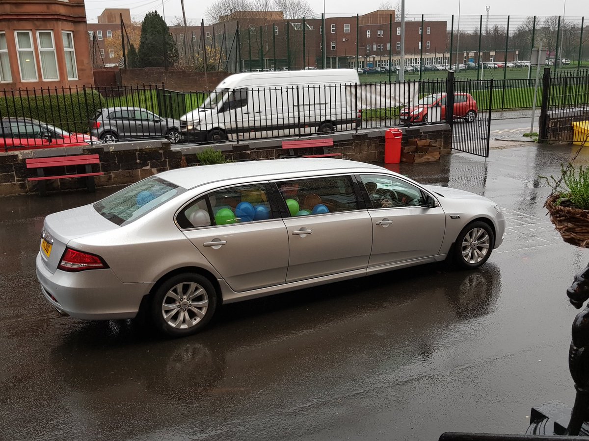 St_Denis_PS's tweet photo. Our lovely friends @CoopFuneralcare Duke St have kindly sent a limo full of balloons to our Christmas Fayre. Guess the number of balloons £1 a go and you could win a day in the limo! All proceeds to school funds. @PhyllisPorch @michaelmcc89 @PamelaMuir6 THANK YOU! https://t.co/VaKn4mSfoz