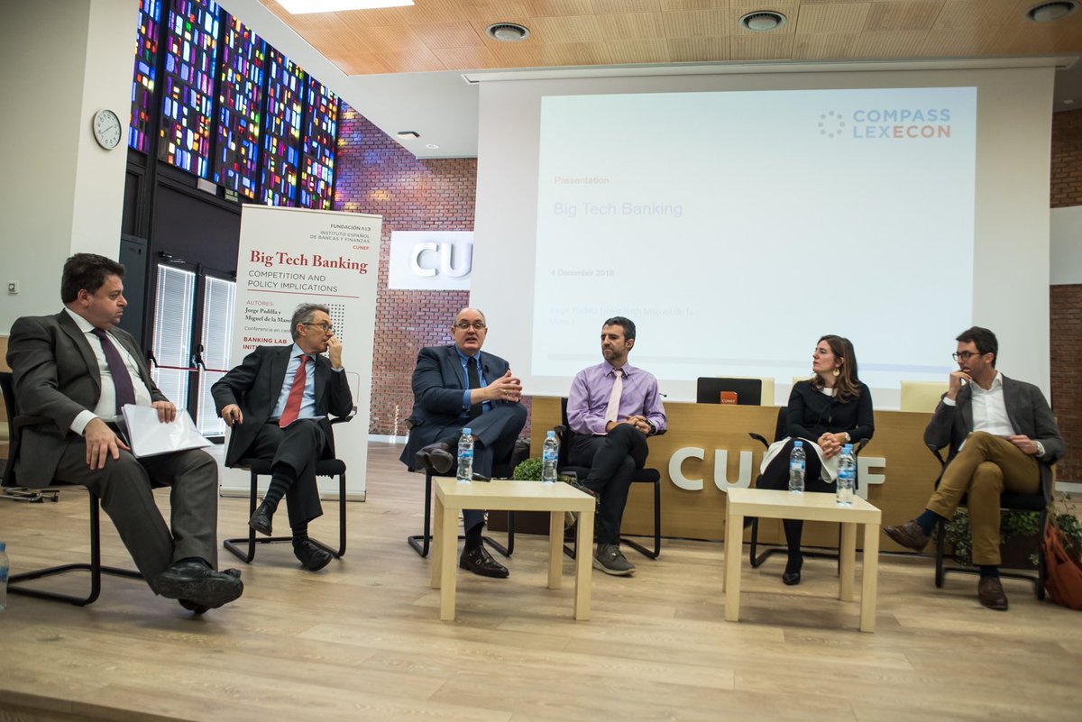 Aebanca's tweet photo. ¿Qué supone la entrada de las grandes empresas tecnológicas en los servicios bancarios? Si te interesa, aquí te contamos de qué se habló en el #BigTechBanking https://t.co/1zJfusMncW https://t.co/g32p7Ol9GZ