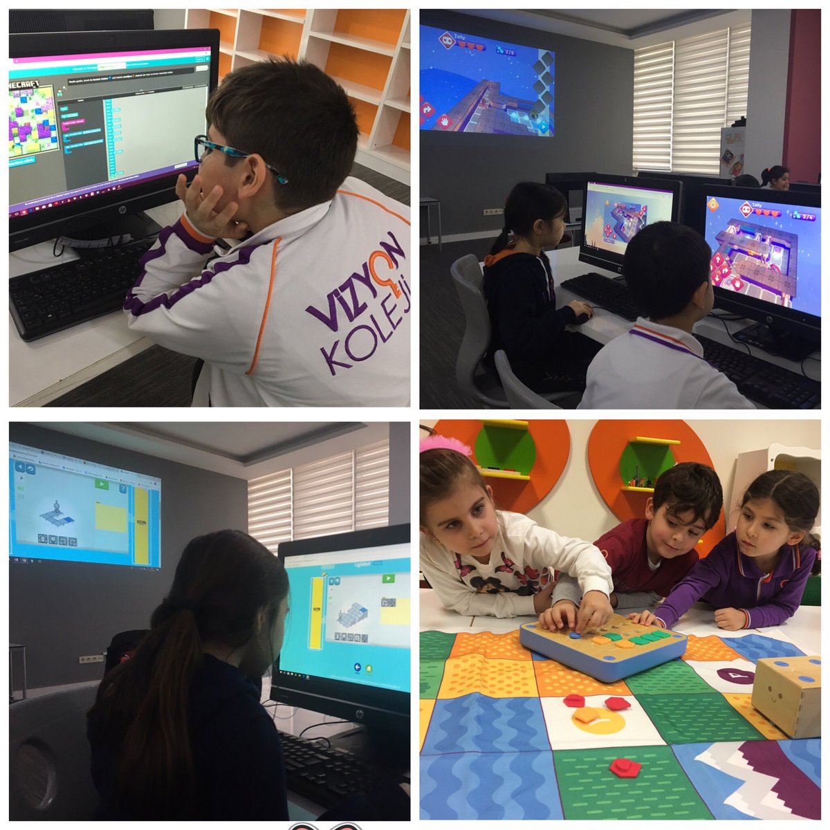 My students are enjoying coding activities this week #HourOfCode