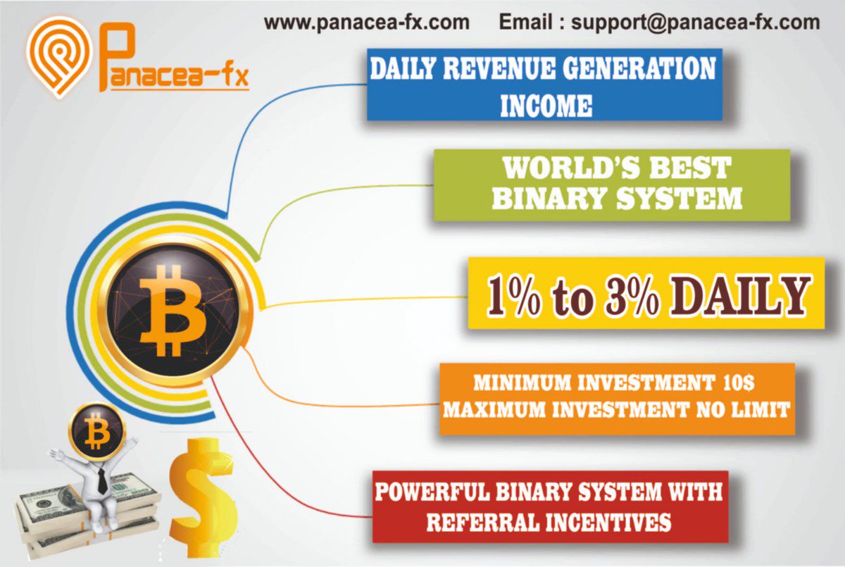 anne_nicolasa's tweet photo. PANACEA-FX  is a forex trading, bitcoin mining, bitcoin trading and Gold Trading by the global expertise of PANACEA-FX.
👉🏻 1% to 3% daily profit sharing income
👉🏻 5% Referral Income..
👉🏻 10% Binary Income..
💵 Daily Withdrawal Min 10$...
Sponser id- anne
position-(left) https://t.co/4hAyGR3S6H