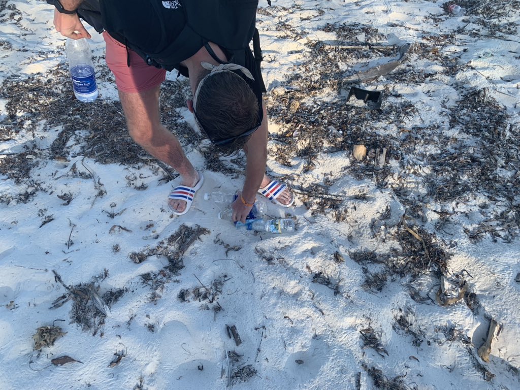 We saw a very heart breaking amount of plastic at the beach yesterday, mostly made of bottles and toothbrushes. It’s worth noting that this was opposite one of the most expensive resorts which had spotless beaches ...