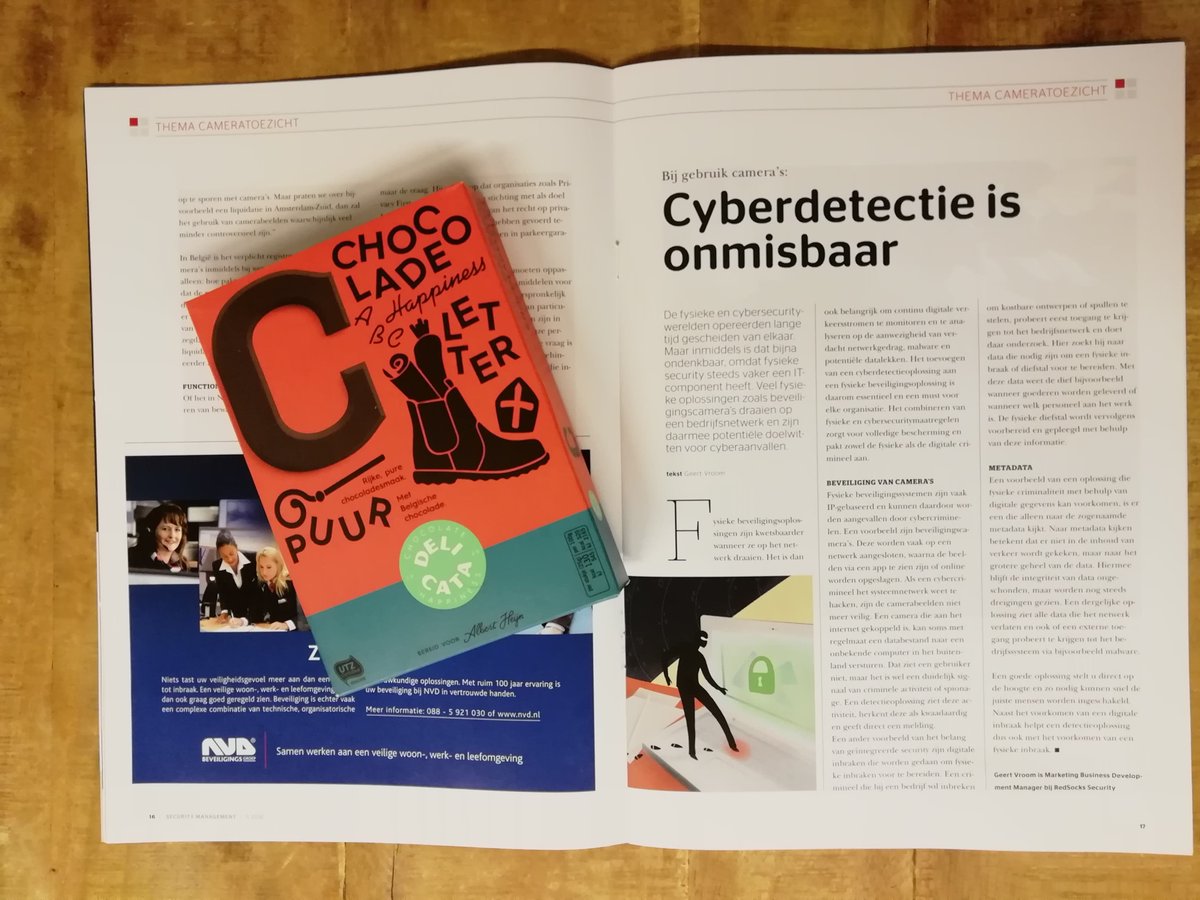 Geert Vroom praat over fysieke en cyber #veiligheid met #SecurityManagement. 

En sowieso, een gelukkig #sinterklaas dag !