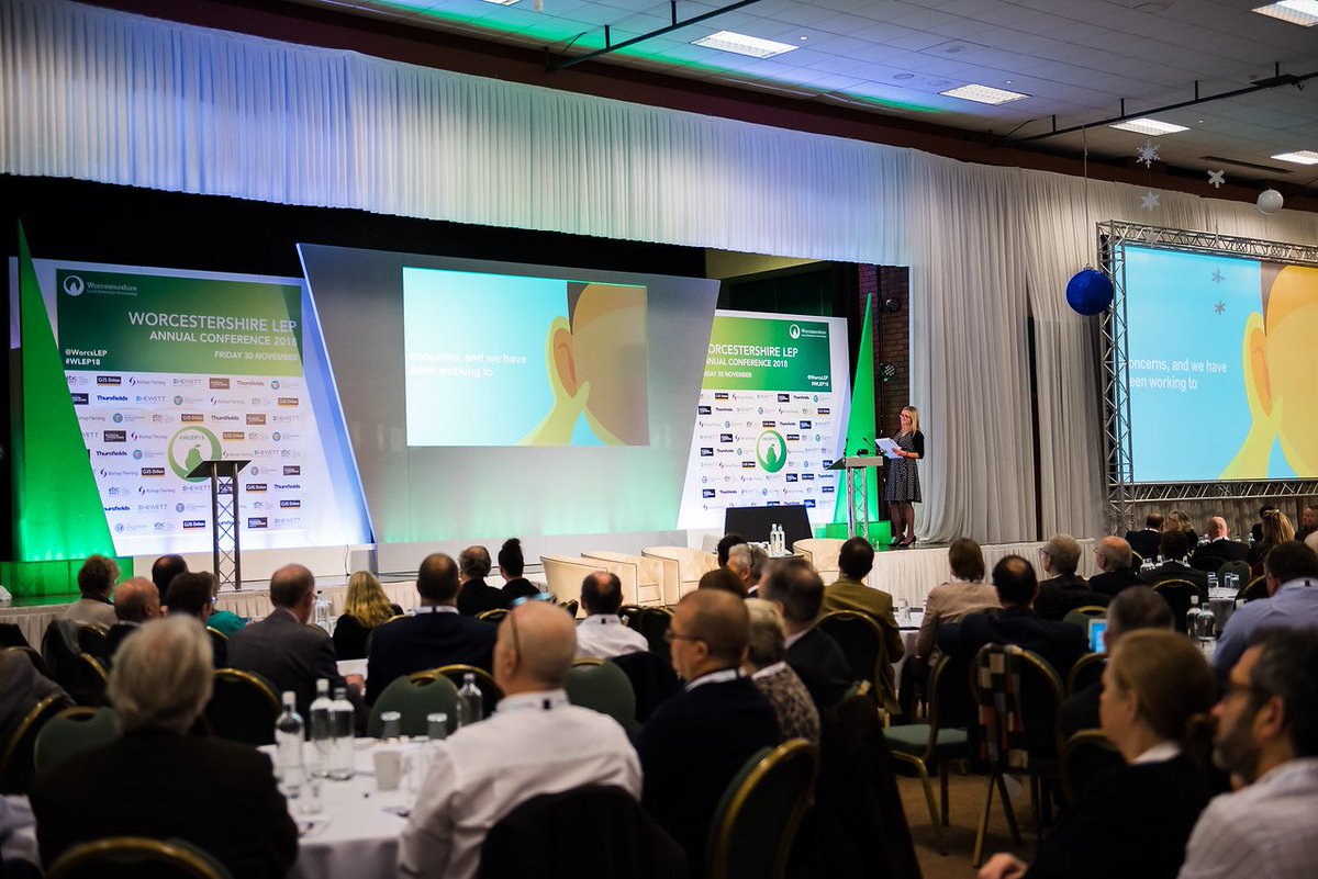 worcsLEP's tweet photo. Good Afternoon #WorcestershireHour! It was great to see so many of you at our #WLEP18 Annual Conference, we discussed some great projects we have for #Worcestershire and you can read more about them and the Conference here - https://t.co/AkPtFFtxdu @OneWorcs https://t.co/1Ozw1Kj9uE