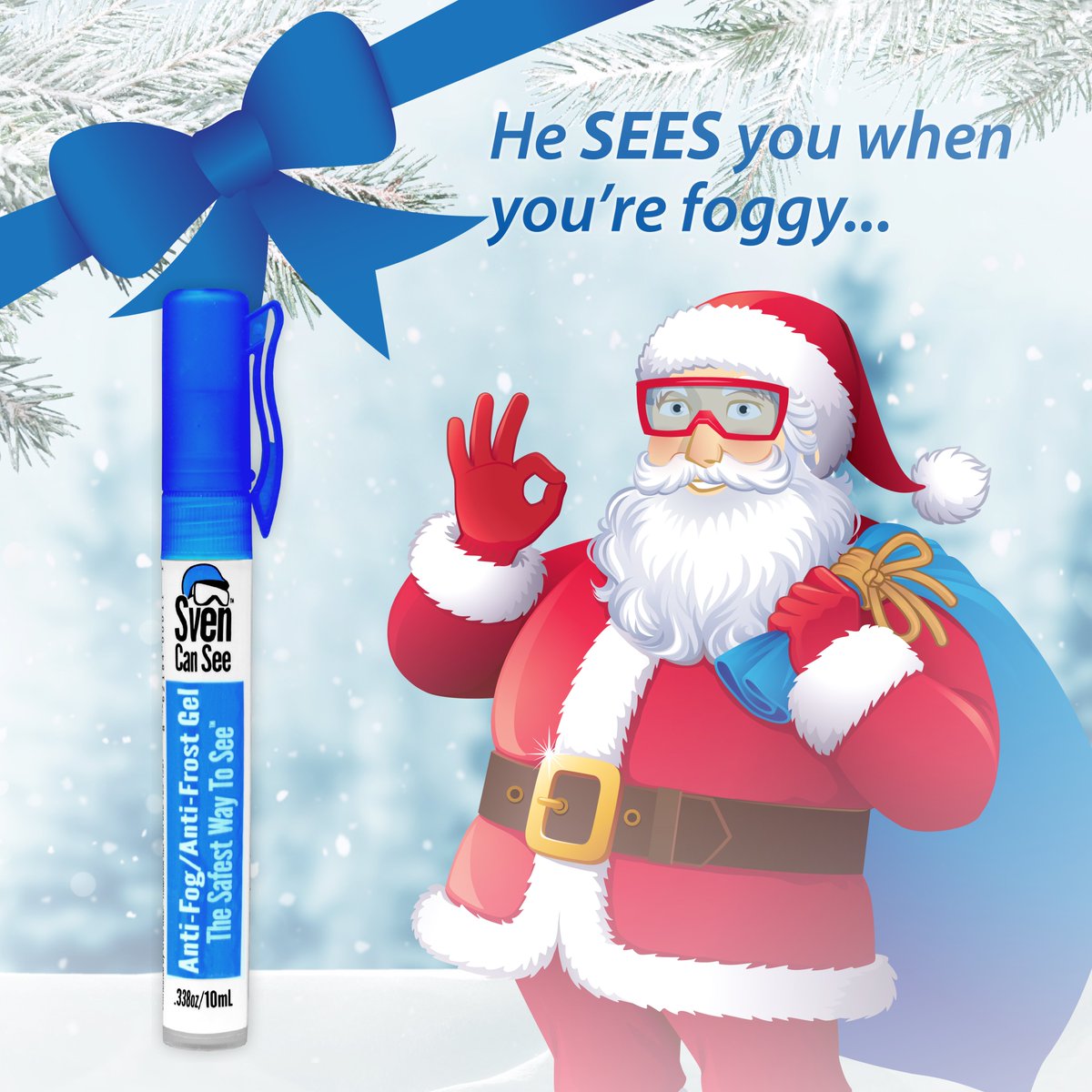 Don't let fog stop you from enjoying the winter!

Keep your vision clear with Sven Can See #AntiFog
