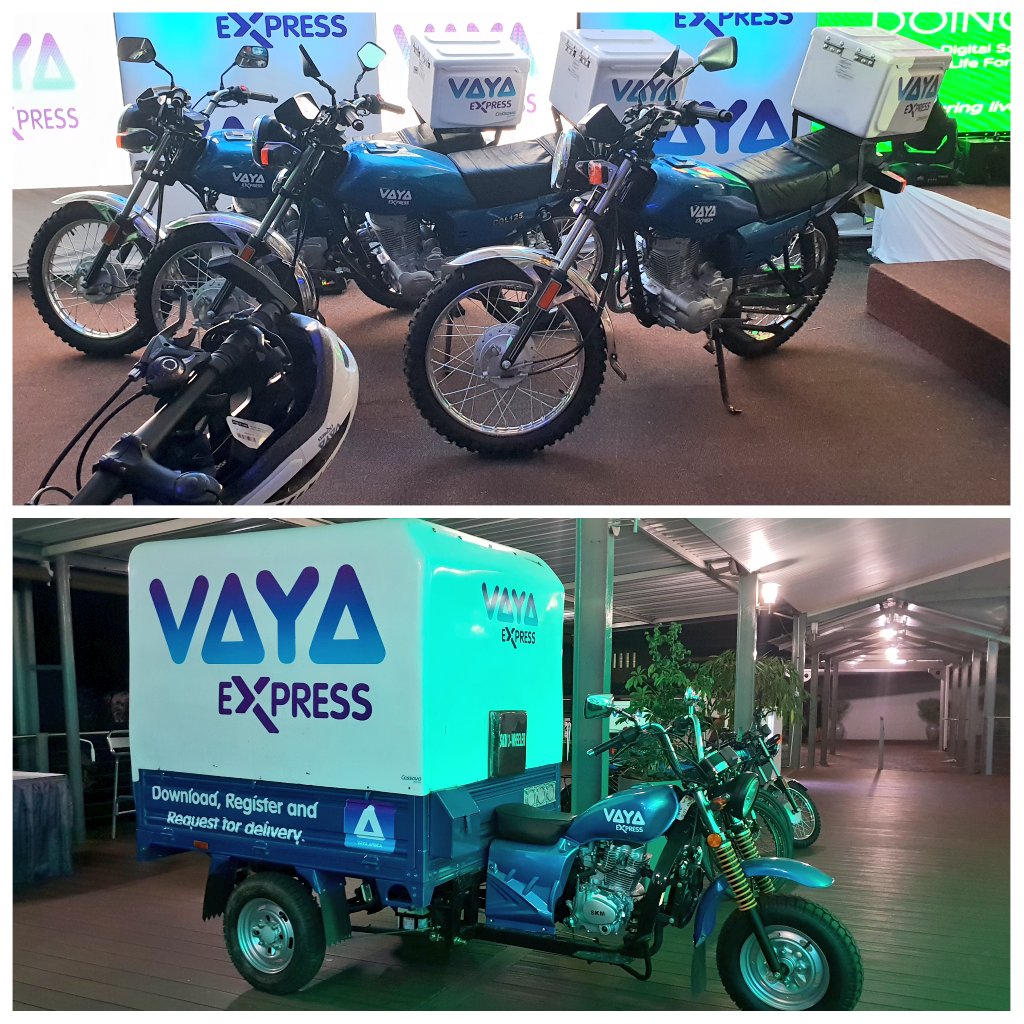 VayaAfrica's tweet photo. From moving people to moving goods - Introducing #VAYAExpress 🛵🚲

Send packages from as little as 30cents/km! Pay via @EcoCashZW https://t.co/CKkghi6LiT