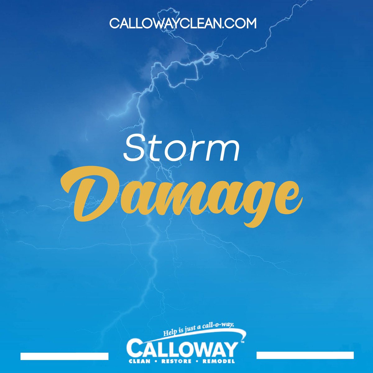CallowayClean's tweet image. Rain and heavy winds are in the forecast for the next couple of days. When storms and wind damage your home, help is just a call-o-way! (513) 505-4656