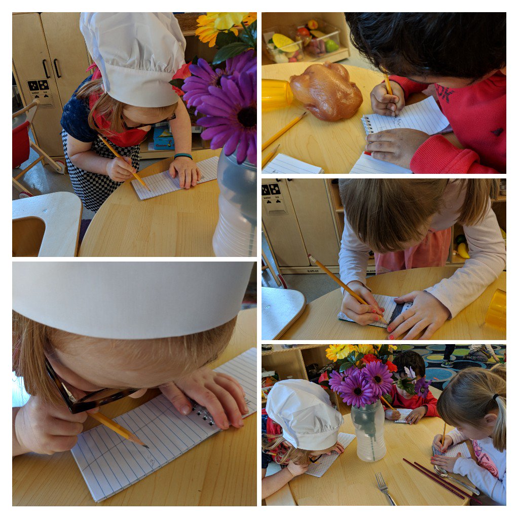 courtney_reecer's tweet photo. Using student interests to inspire my teaching makes learning so engaging for my @SeattlePreK students! We transformed our house area to a restaurant! @SeaPubSchools #SPSconnects #CPTimberwolves https://t.co/KiHYFdFW47