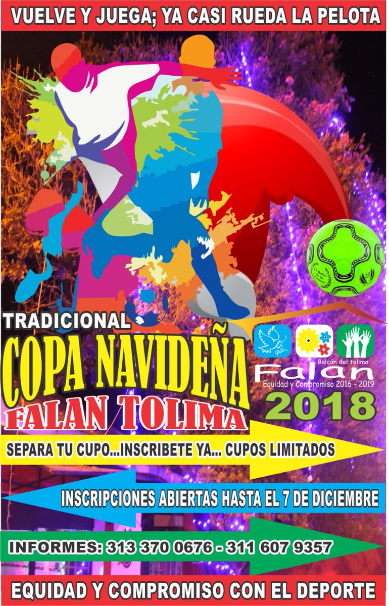 TRADICIONAL COPA NAVIDEÑA
  Inscripciones abiertas hasta el 7 de diciembre