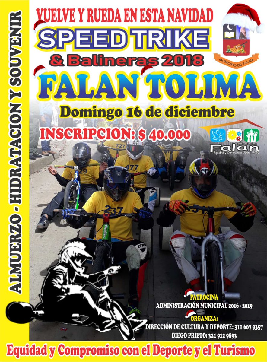 SPEED TRIKE Y BALINERAS 2018
  Inscripciones abiertas