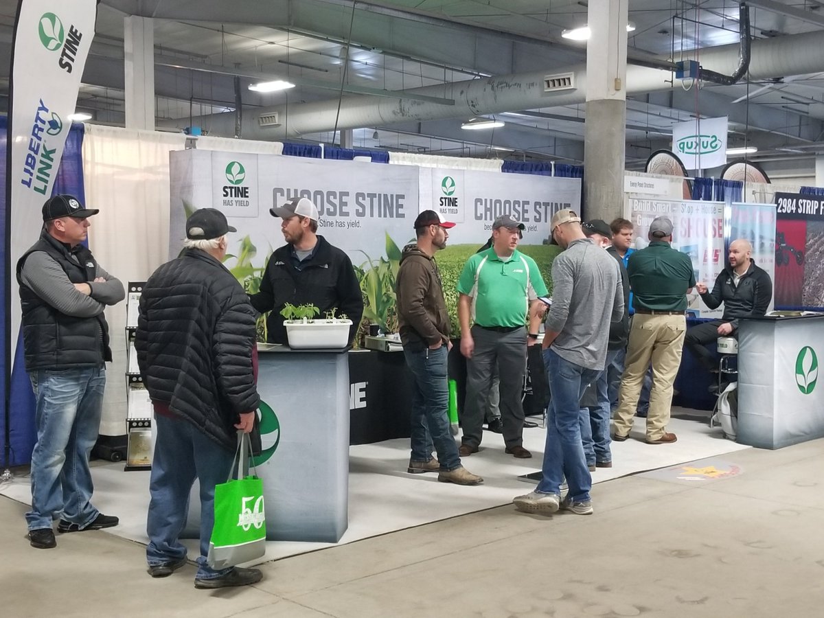 StineSeed's tweet photo. Having great conversations at the @NEPowerFarmShow today! If you plan on attending the show, stop by and see us in Pavilion 1 at Booth #1714. Be sure to grab one of our 2019 seed catalogs! #NPFS2018 https://t.co/aWMstCkxNF