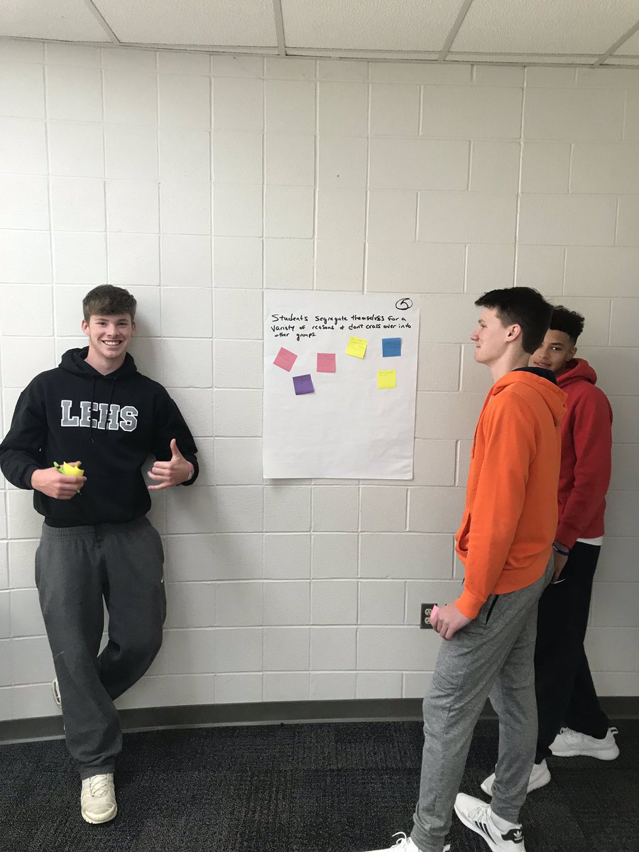 EAST_HAWKS's tweet photo. Today our #lehs_2022 Student Leadership Training session involved real world problem solving about how to improve what we do at EFC for our students. #EFCPositiveTweets https://t.co/8WsdVWCgKp