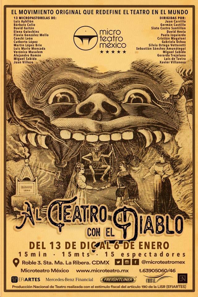 osvaldocp's tweet photo. La nueva temporada de @MicroTeatroMex estará de lujo!!!! ya quiero verla!!! #AlTeatroConElDiablo https://t.co/QoFSN1hxu8