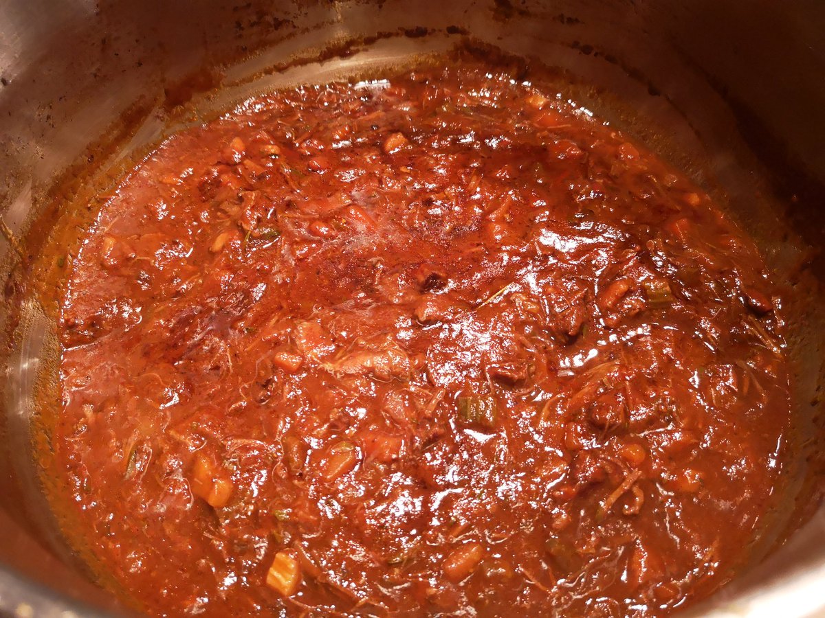 ChristineADale's tweet photo. Our attempt @jamieoliver beef cheek ragu with fettuccine made using @CiaoSamin sofritto method #beefcheeks #butchers #barola #sofritto #food #properitalian https://t.co/kIXRQoEvve