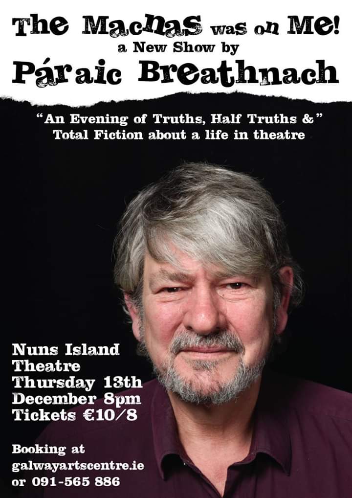 pgbreathnach's tweet photo. Back on stage with a new show next week. https://t.co/RA87kUN0PR