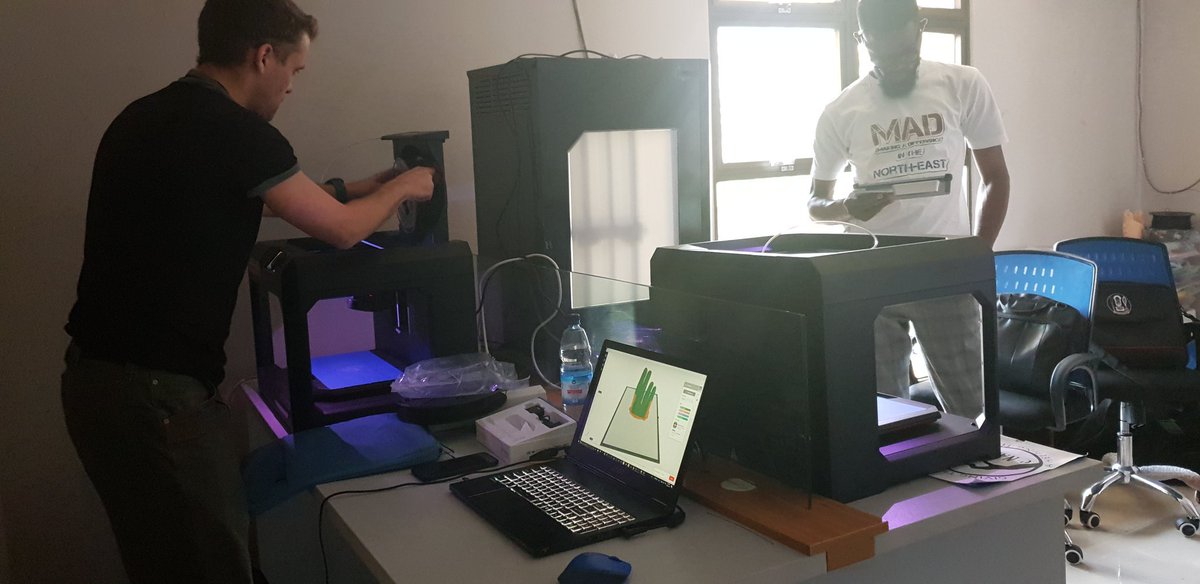 Northeast_iHub's tweet photo. Losing functionality of a limb is tough, and even tougher is the road to physical and psychological recovery.
We hope that we can literally, lend a helping hand by utilising 3D and robotics to #relimb and #enable amputees and be part of the support system they need. https://t.co/d6DG43EBAH