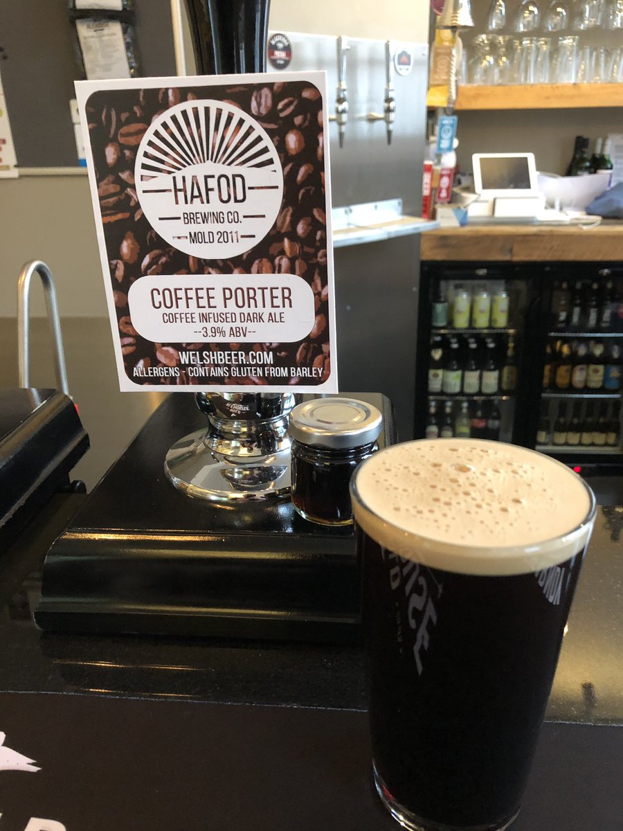 MoldAleHouse's tweet photo. If you missed out on the Champion beer of the festival at Mold's Novemberfest or you just want more, we’ve got Coffee Porter from @hafodbrewery on the bar today! https://t.co/SJfllKqqna