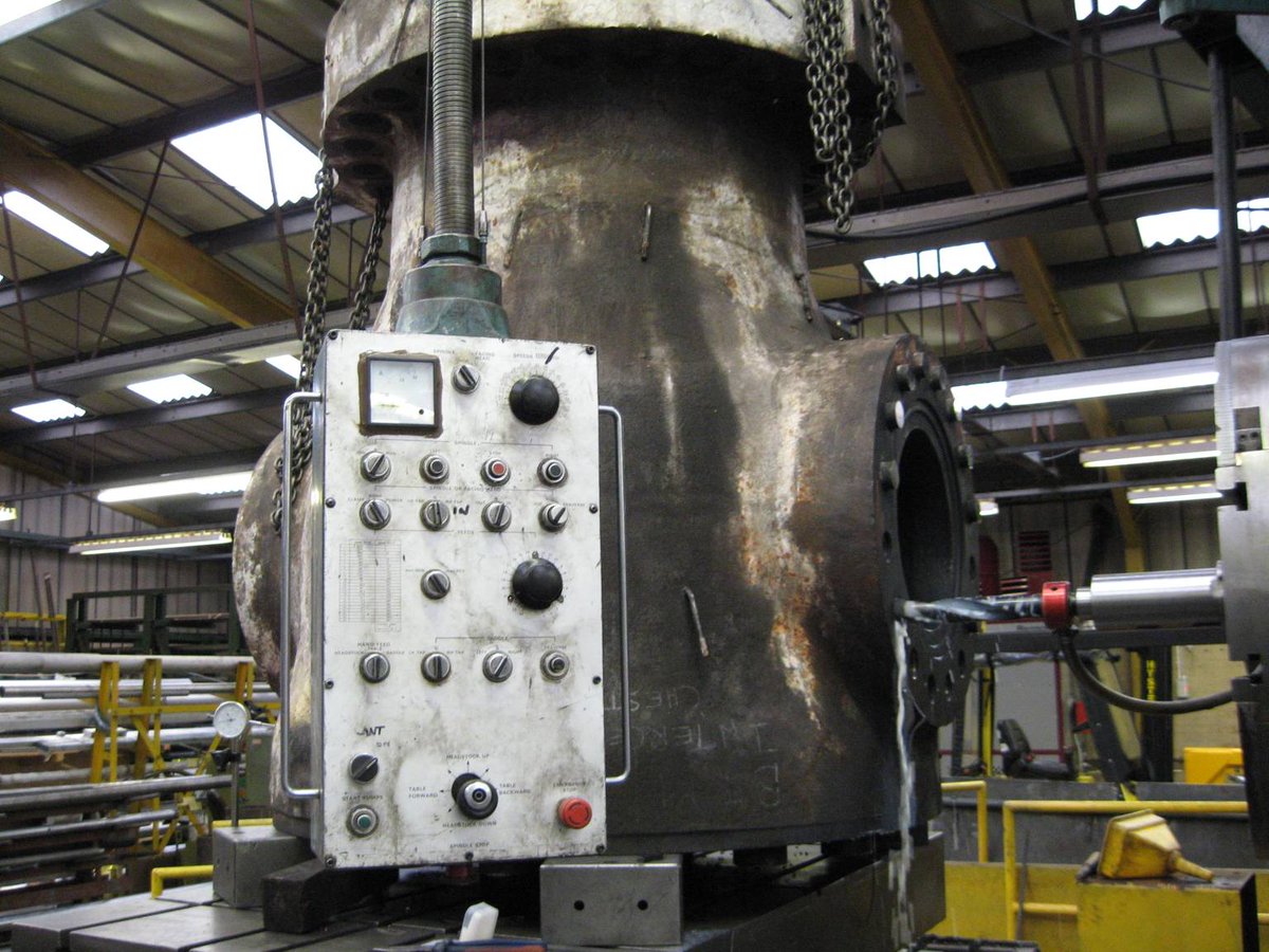 insitumachining's tweet photo. Insitu machining is not always the best option - if the component can be easily disassembled - shipping to a machine shop can be a better alternative. Our off-site machining capability is extensive and we can handle large components up to 7 tonnes. https://t.co/ncS9JA5DAs